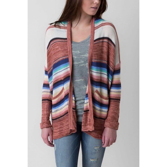Billabong Striped Cardigan 